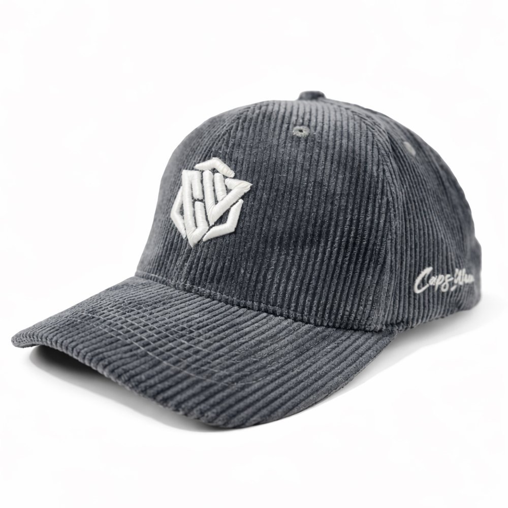 1-8.jpg CAPS WEAR Dark Grey Cord Edition baseball cap - Image 1