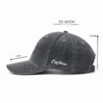 CAPS WEAR Dark Grey Cord Edition baseball cap - Image 5