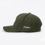 CAPS WEAR Olive green Cord Edition baseball cap - Image 2