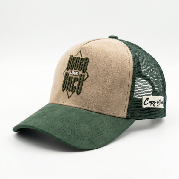 Caps Wear "Never Look Back" Suede Trucker Edition
