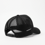 Caps Wear Black SUEDE Trucker Cap - Image 3