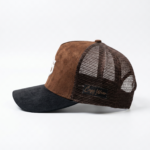 Caps Wear Brown & Black Duo Suede Trucker Edition - Image 2